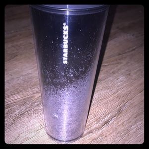 Black shimmer Starbucks cup💕💕